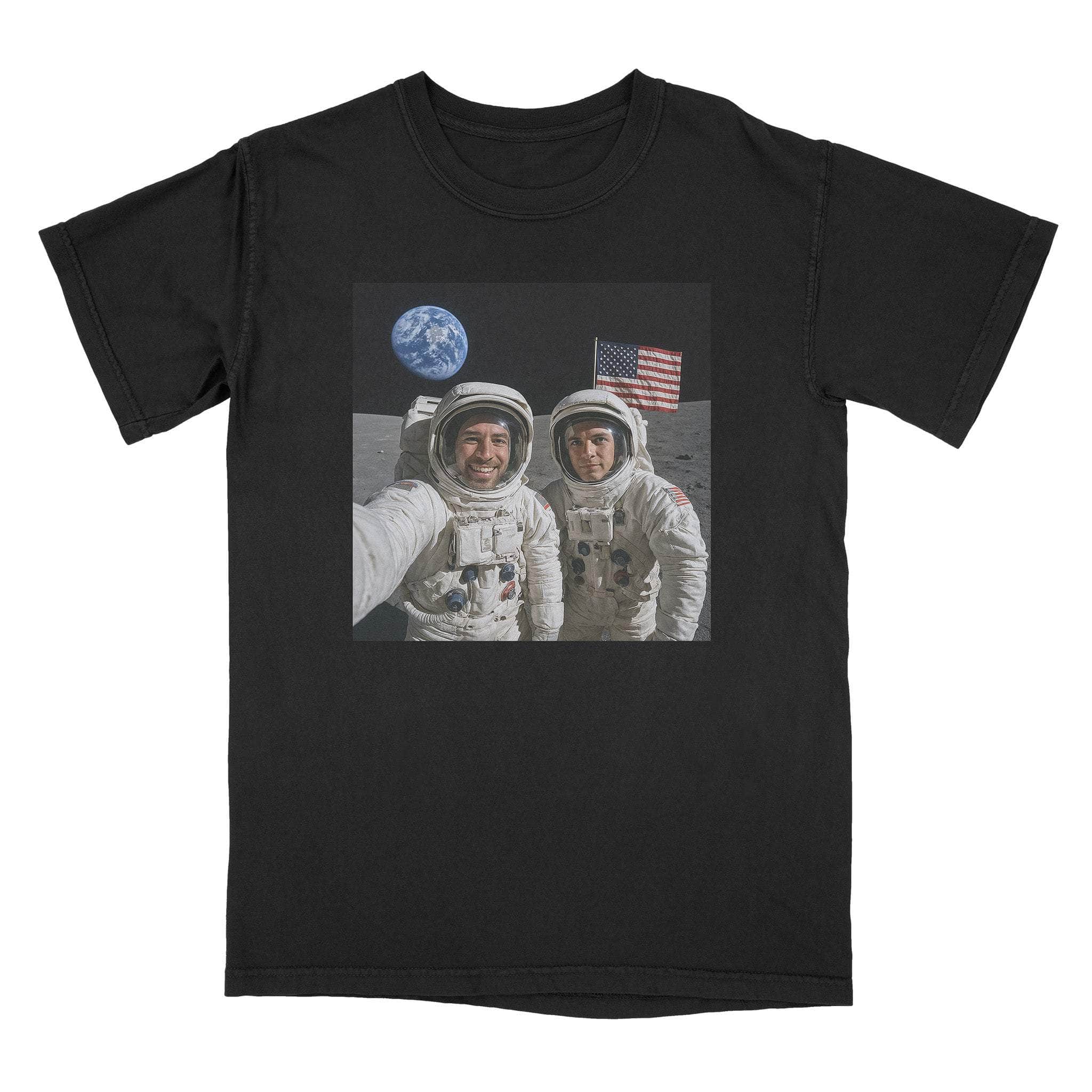 Moon Selfie T-Shirt Hoodie, Sweatshirt | CiraTrend.com
