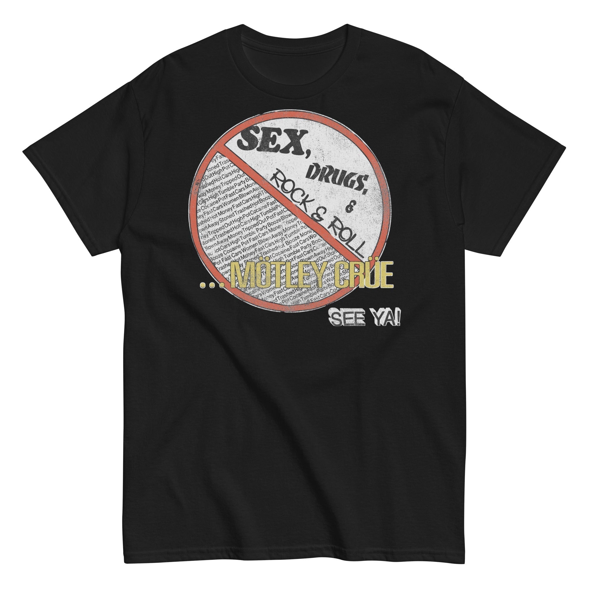 Motley Crue - No Fun Tour '84 T-Shirt Hoodie, Sweatshirt | CiraTrend.com (Image 1)