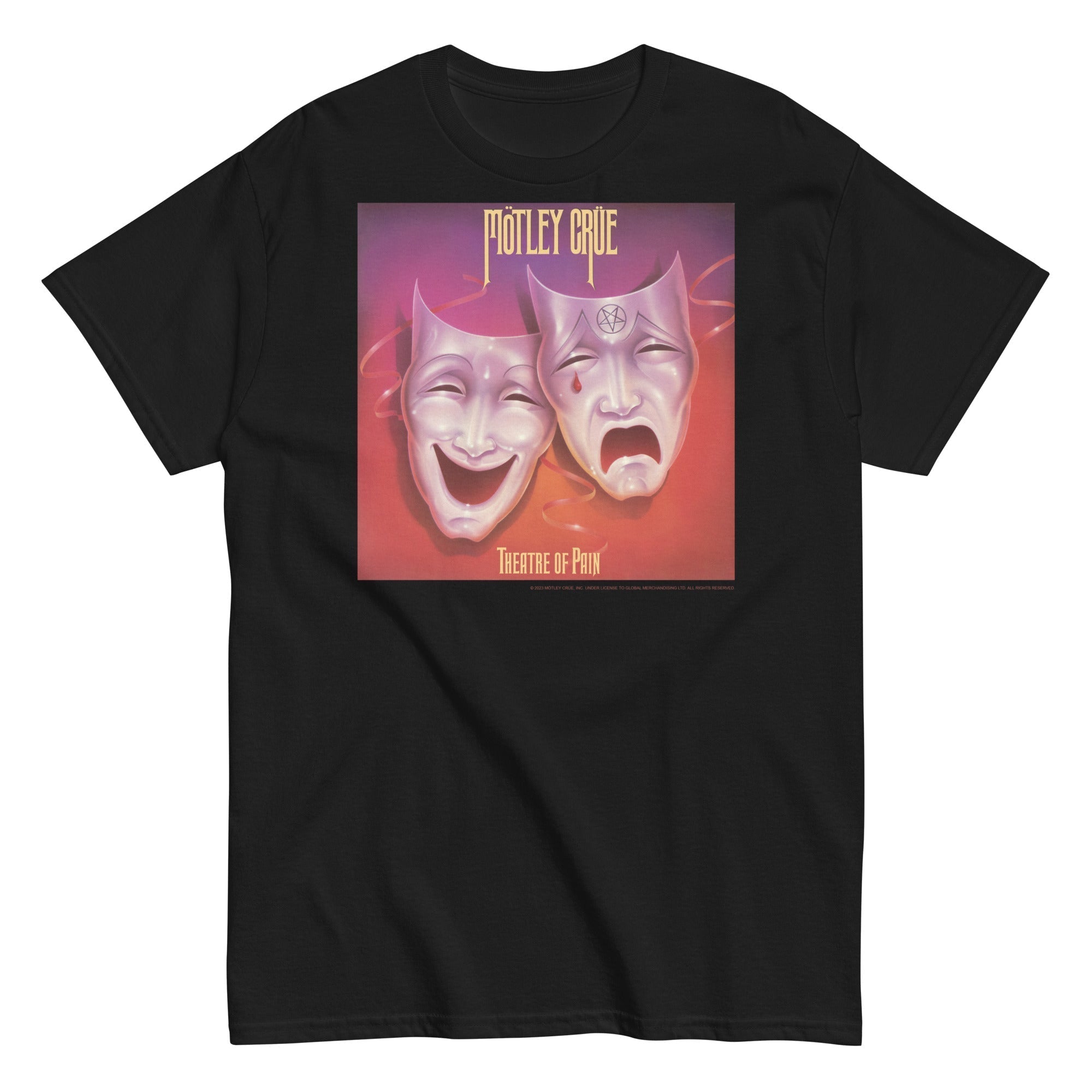 Motley Crue - Theatre of Pain Cover T-Shirt Hoodie, Sweatshirt | CiraTrend.com (Image 1)