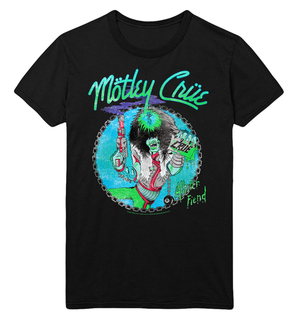 Motley Crue Turquoise Allister T-Shirt Hoodie, Sweatshirt | CiraTrend.com (Image 1)