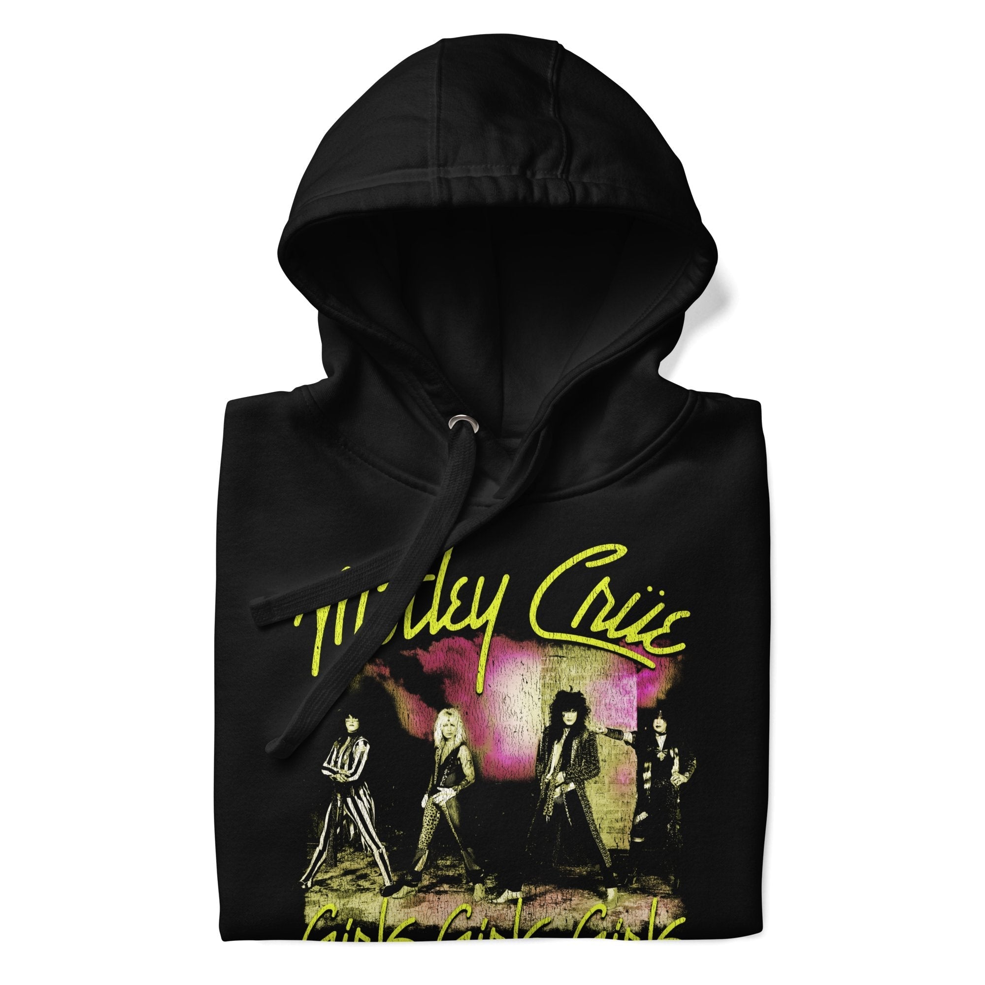 Motley Crue Yellow Girls Classic Hoodie T-Shirts, Sweatshirt | CiraTrend.com (Image 2)