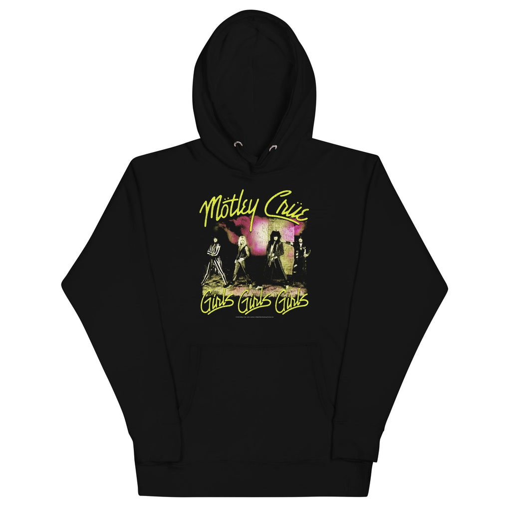Motley Crue Yellow Girls Classic Hoodie T-Shirts, Sweatshirt | CiraTrend.com (Image 1)