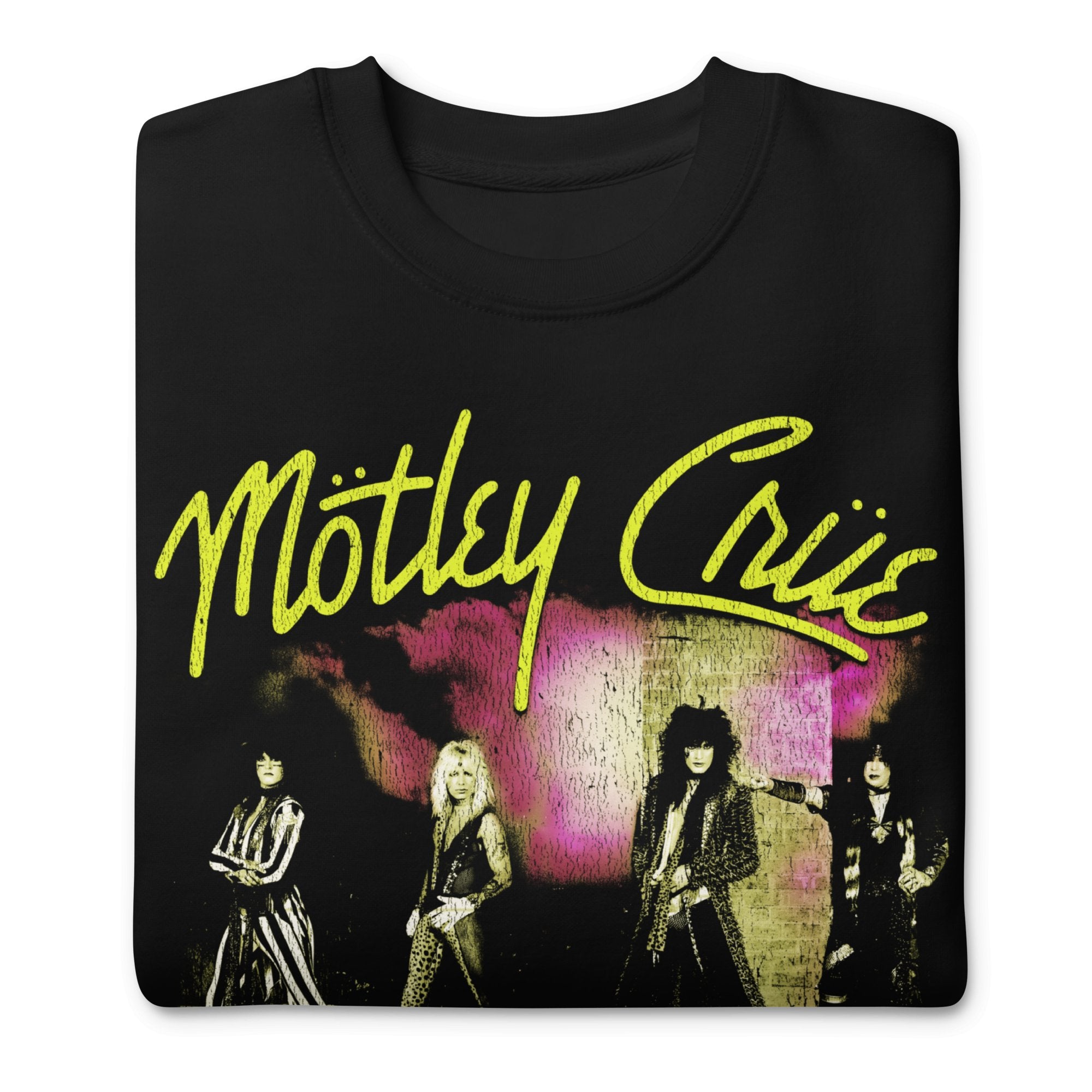 Motley Crue Yellow Girls Jumbo Print Sweatshirt T-Shirts, Hoodie | CiraTrend.com (Image 3)