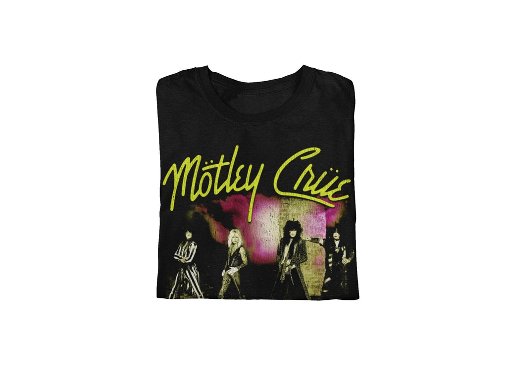 Motley Crue Yellow Girls T-Shirt Hoodie, Sweatshirt | CiraTrend.com (Image 3)