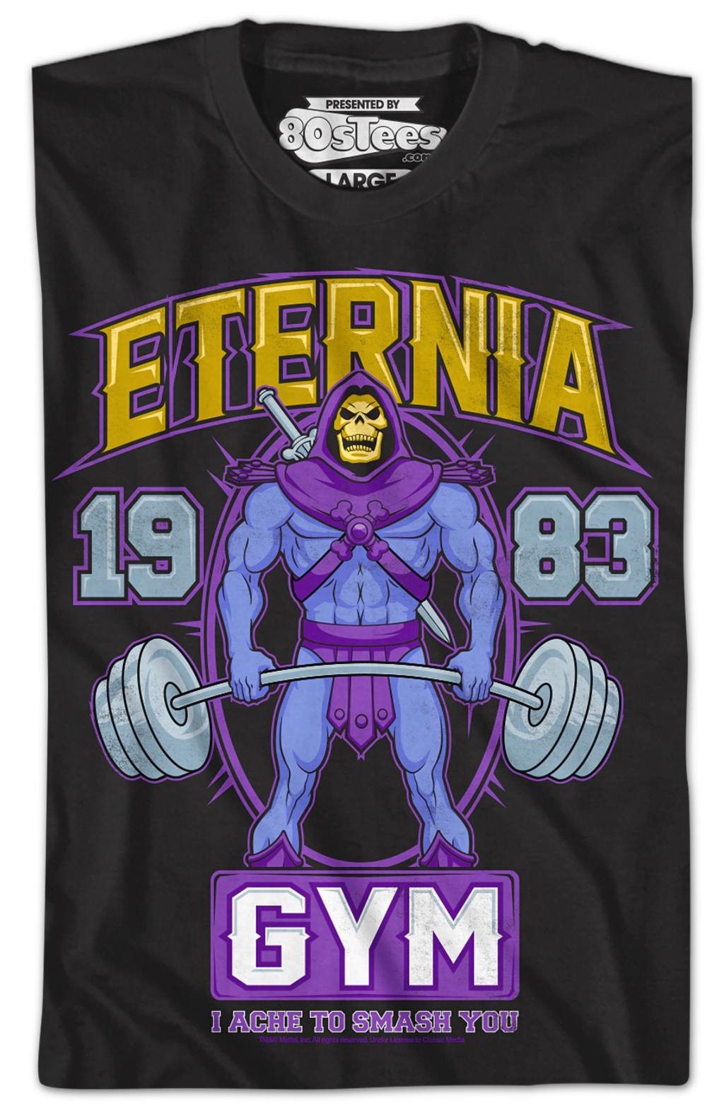 MOTU Eternia Gym Skeletor T-Shirt Hoodie, Sweatshirt | CiraTrend.com (Image 2)
