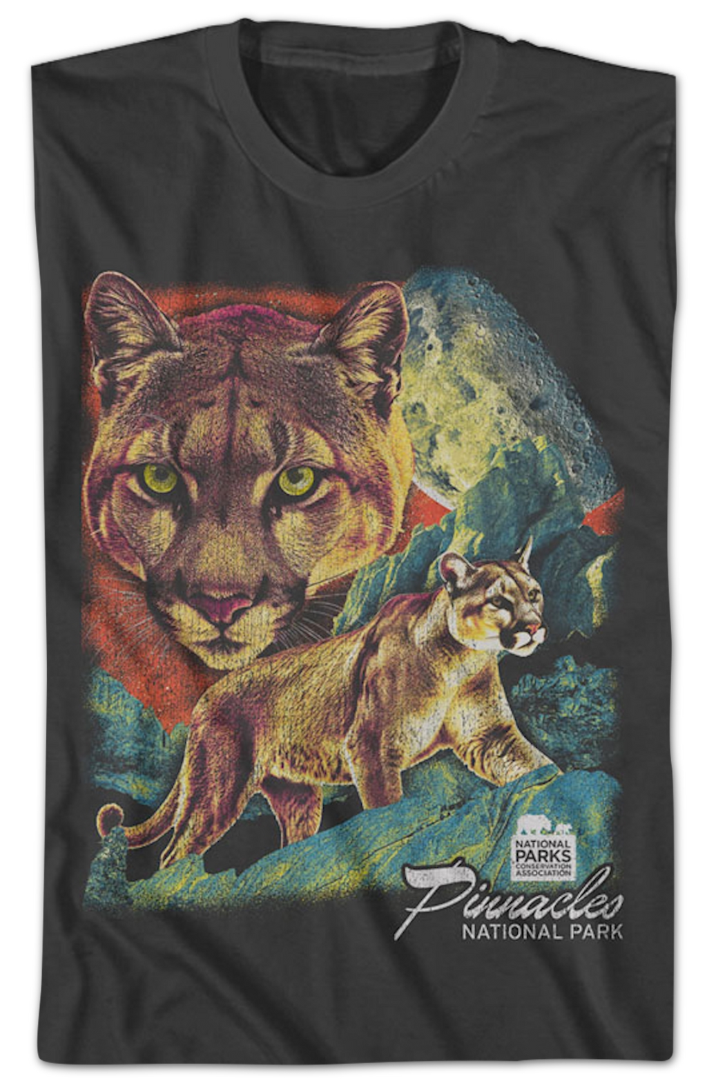 Mountain Lion Collage Pinnacles National Park T-Shirt Hoodie, Sweatshirt | CiraTrend.com (Image 2)
