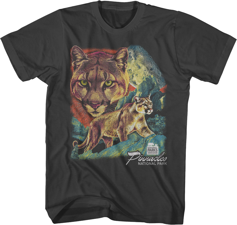 Mountain Lion Collage Pinnacles National Park T-Shirt Hoodie, Sweatshirt | CiraTrend.com (Image 1)