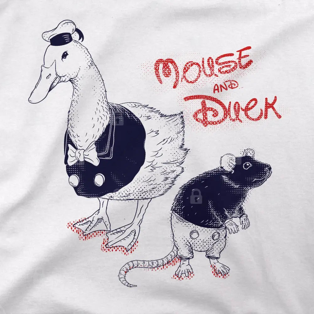 Mouse And Duck T-Shirt Hoodie, Sweatshirt | CiraTrend.com (Image 1)