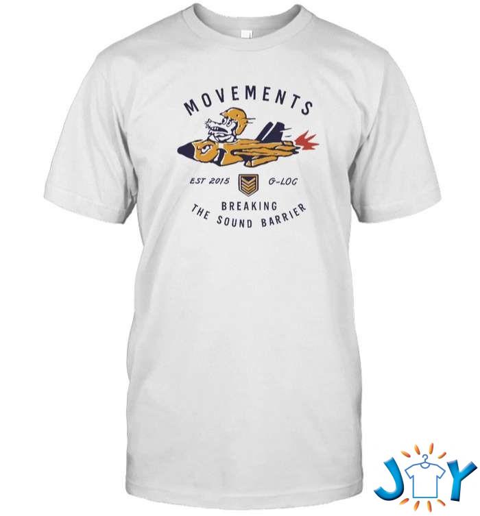 Movements Breaking The Sound Barrier Merch Jet Shirt