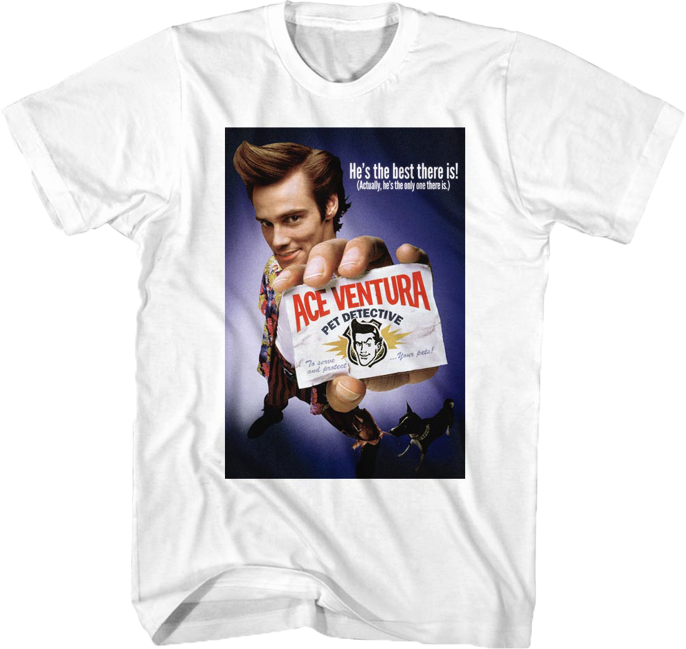 Movie Poster Ace Ventura T-Shirt Hoodie, Sweatshirt | CiraTrend.com (Image 1)