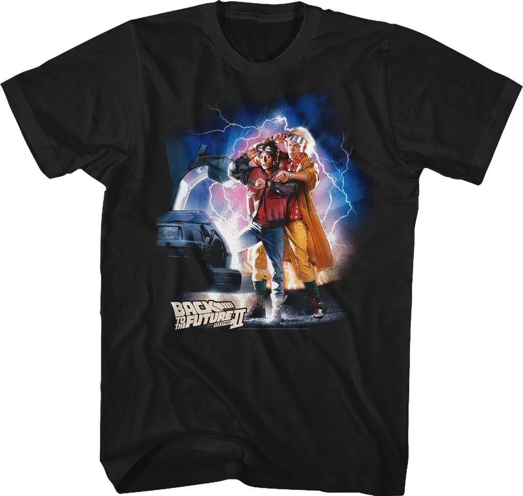 Movie Poster Back To The Future Part II T-Shirt Hoodie, Sweatshirt | CiraTrend.com (Image 1)