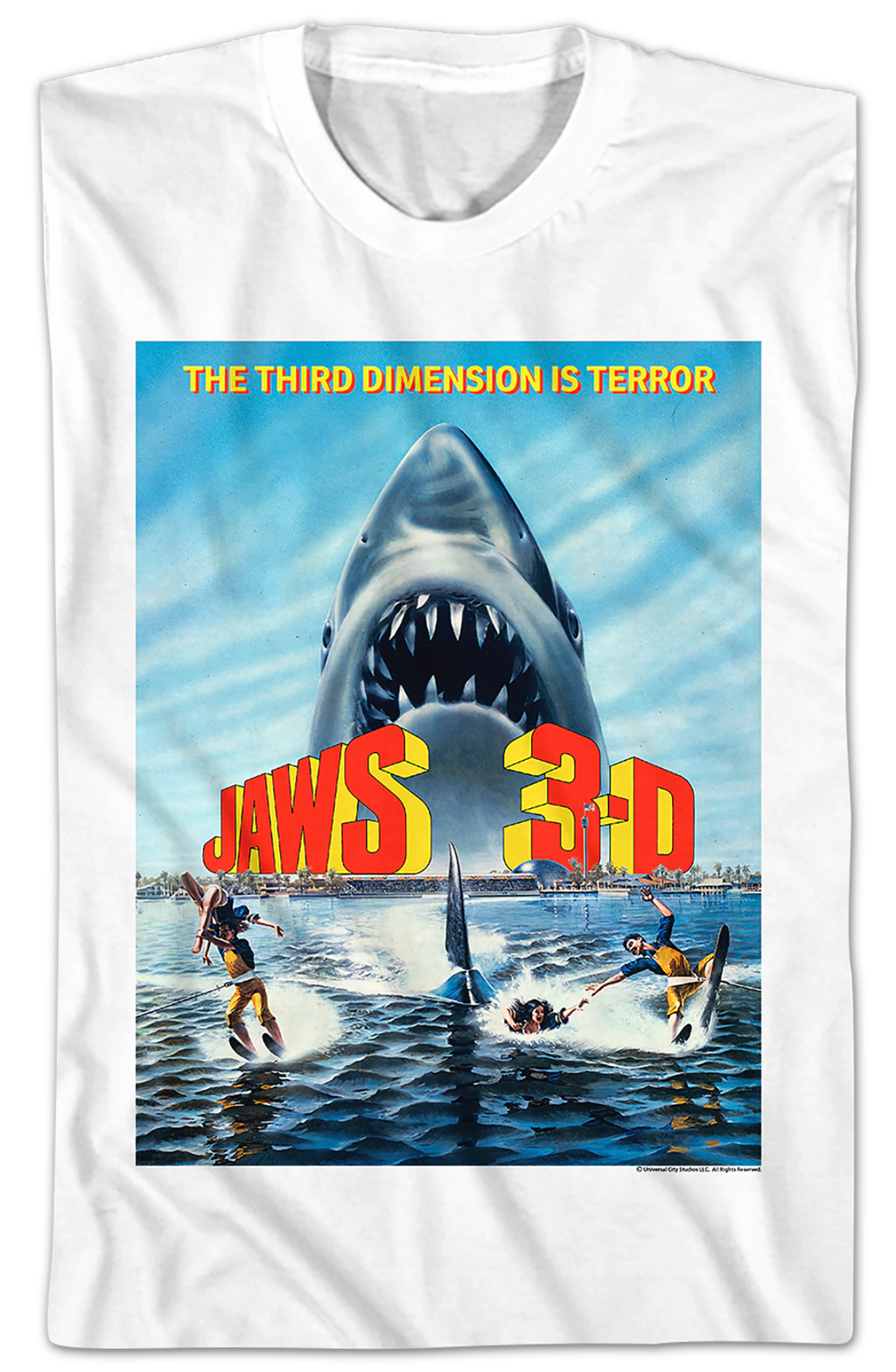 Movie Poster Jaws 3 D T-Shirts, Hoodie, Sweatshirt