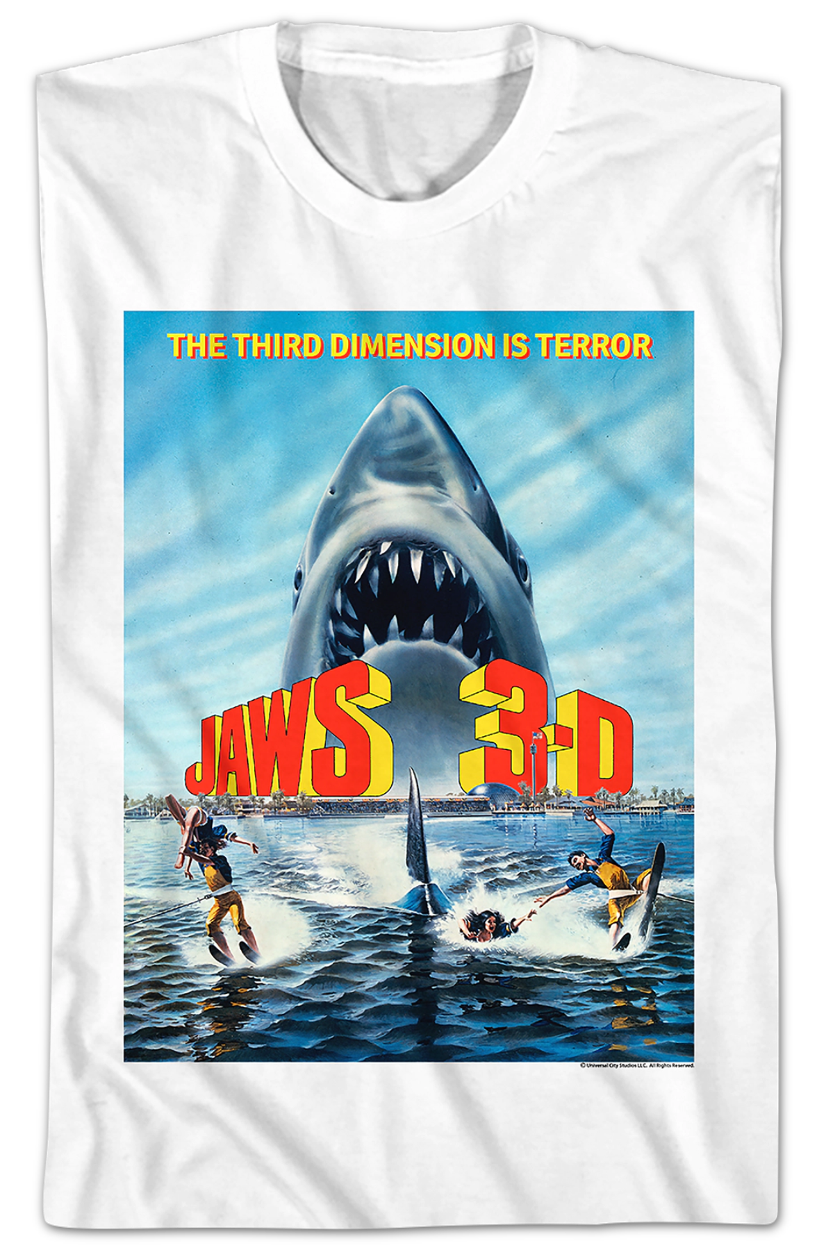 Movie Poster Jaws 3 D T-Shirts, Hoodie, Sweatshirt