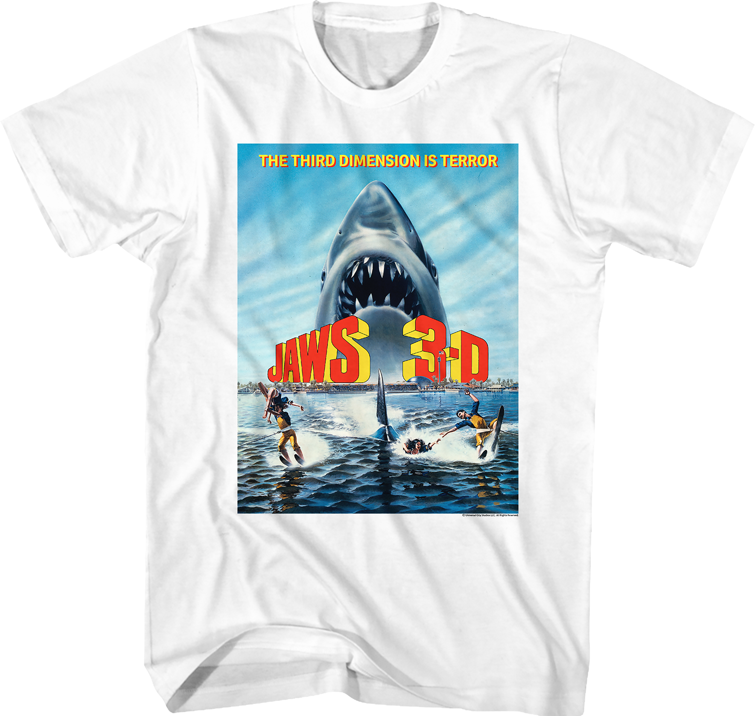 Movie Poster Jaws 3 D T-Shirts, Hoodie, Sweatshirt