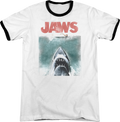Movie Poster Jaws Ringer Shirt Hoodie, Sweatshirt | CiraTrend.com (Image 1)
