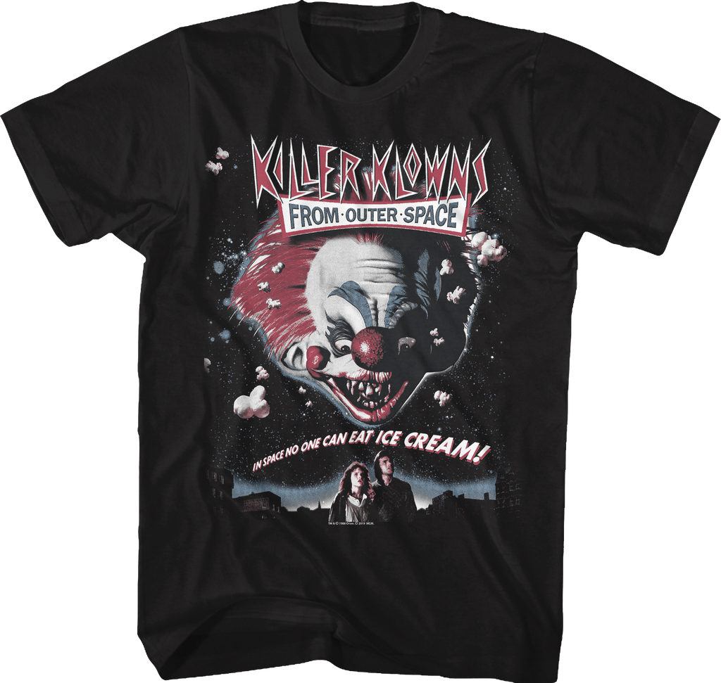 Movie Poster Killer Klowns From Outer Space T-Shirt Hoodie, Sweatshirt | CiraTrend.com (Image 1)