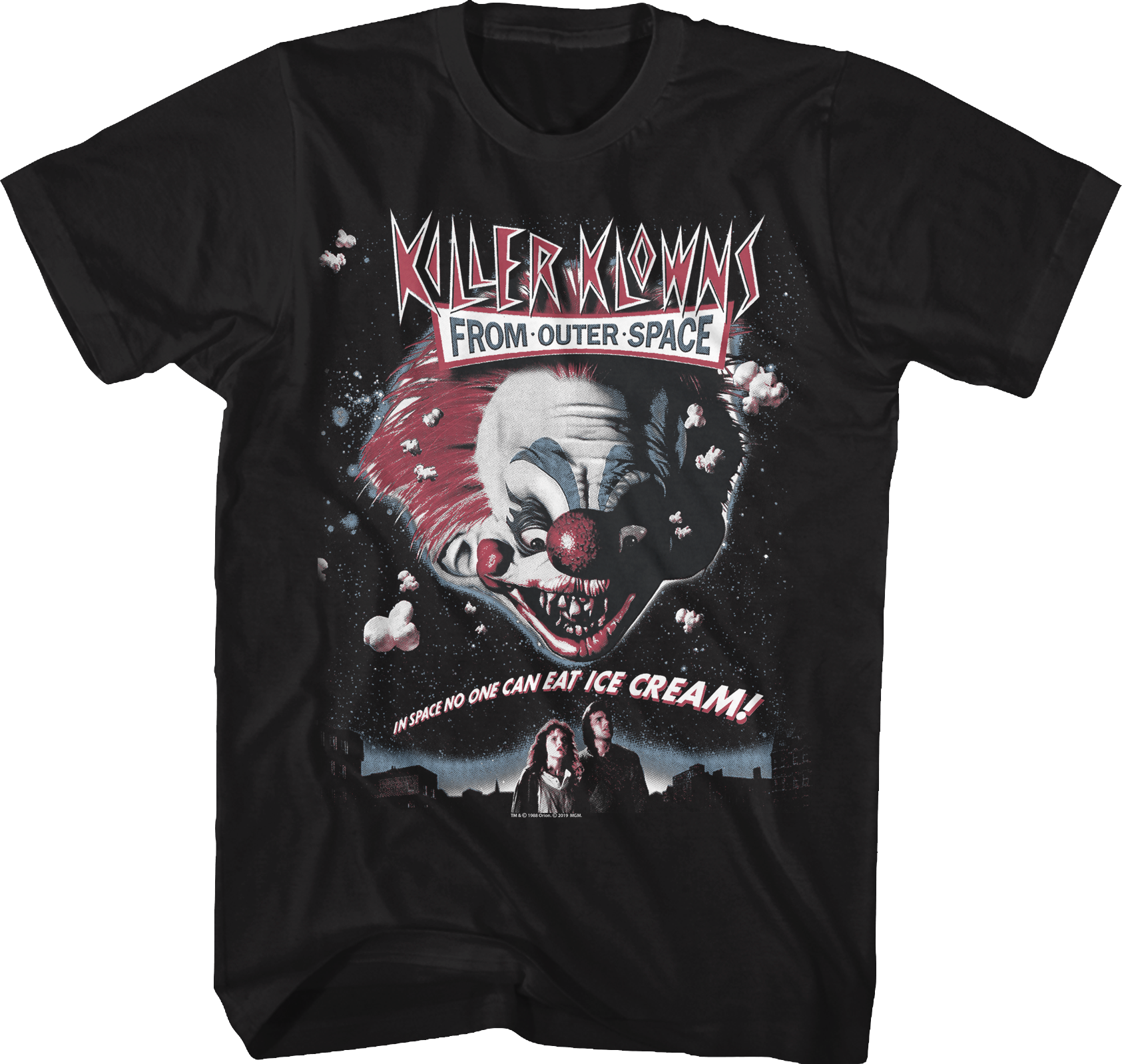 Movie Poster Killer Klowns From Outer Space T-Shirt Hoodie, Sweatshirt | CiraTrend.com (Image 1)
