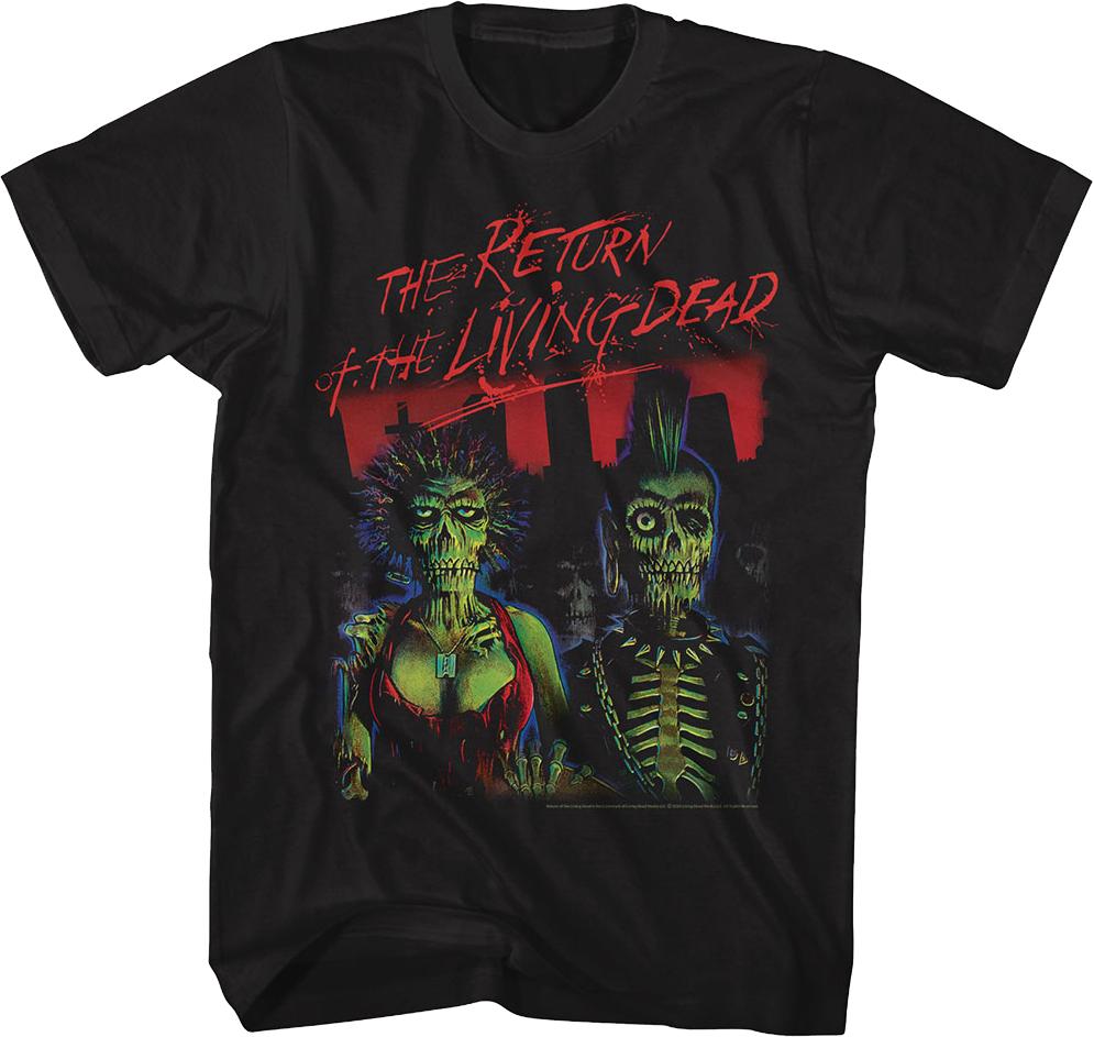 Movie Poster Return Of The Living Dead T-Shirt Hoodie, Sweatshirt | CiraTrend.com (Image 1)