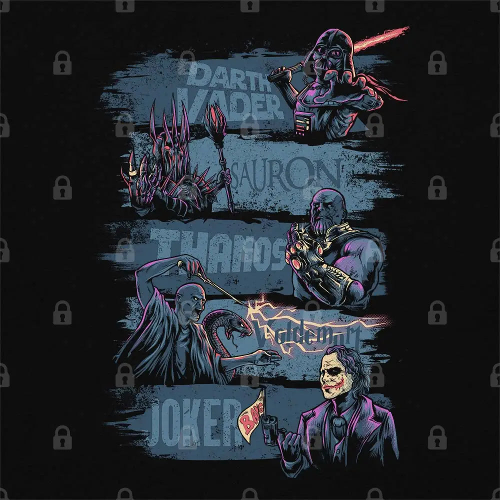 Movie Villains T-Shirt Hoodie, Sweatshirt | CiraTrend.com (Image 1)