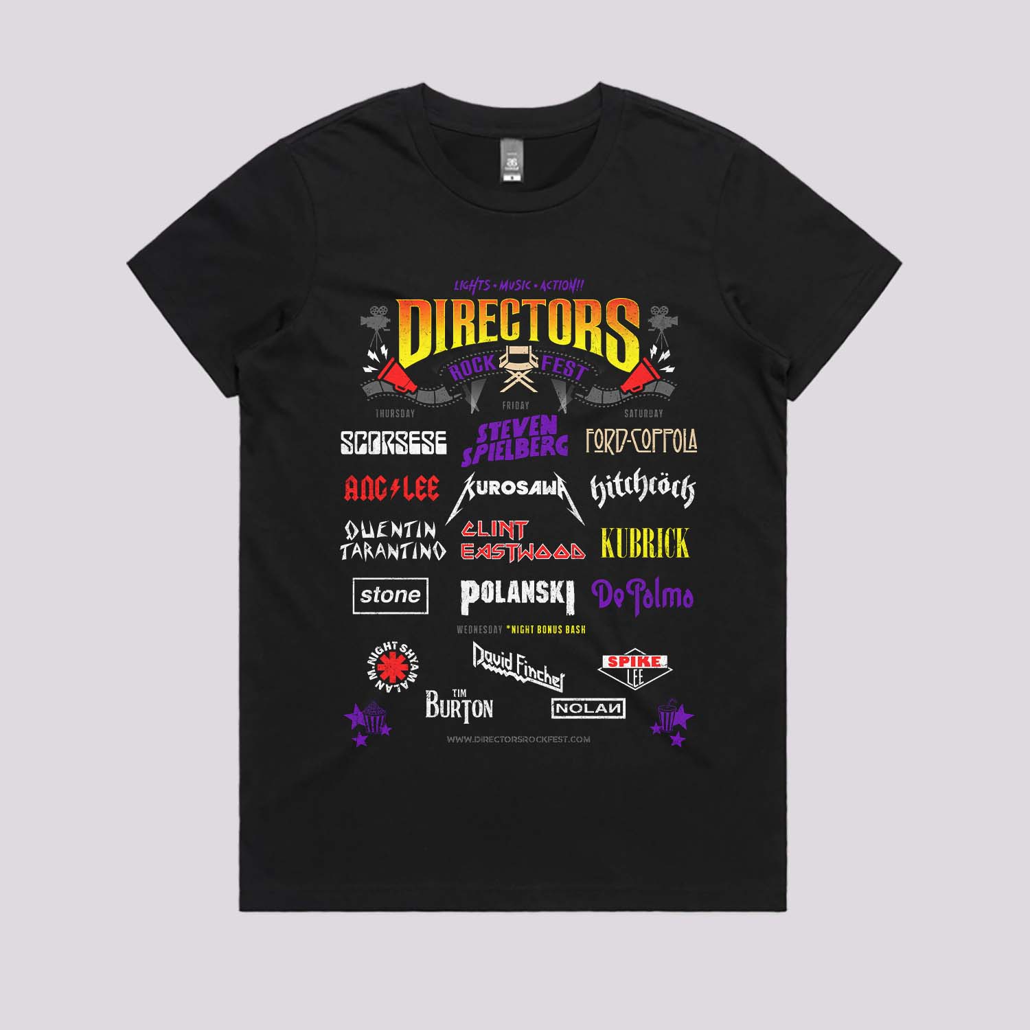 Movies Directors Rock Fest T-Shirt Hoodie, Sweatshirt | CiraTrend.com (Image 3)