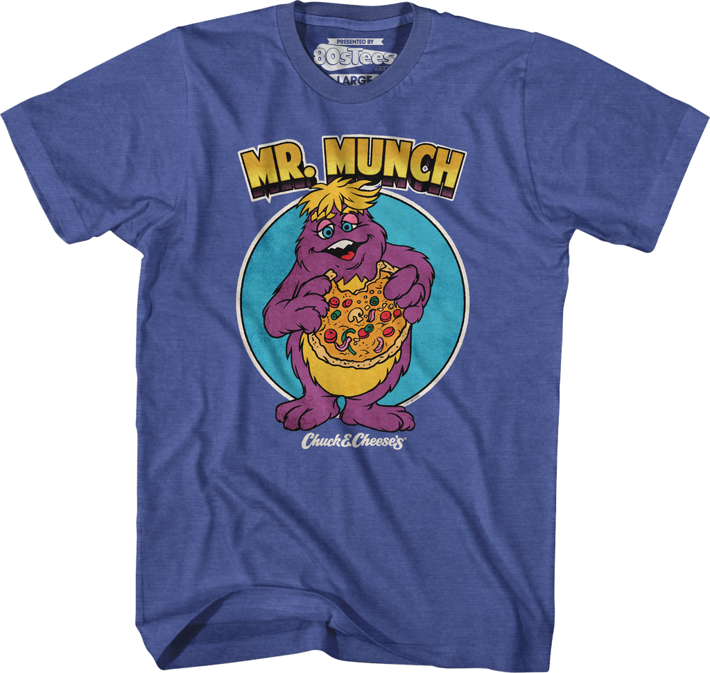 Mr. Munch Chuck E. Cheese T-Shirt Hoodie, Sweatshirt | CiraTrend.com (Image 1)