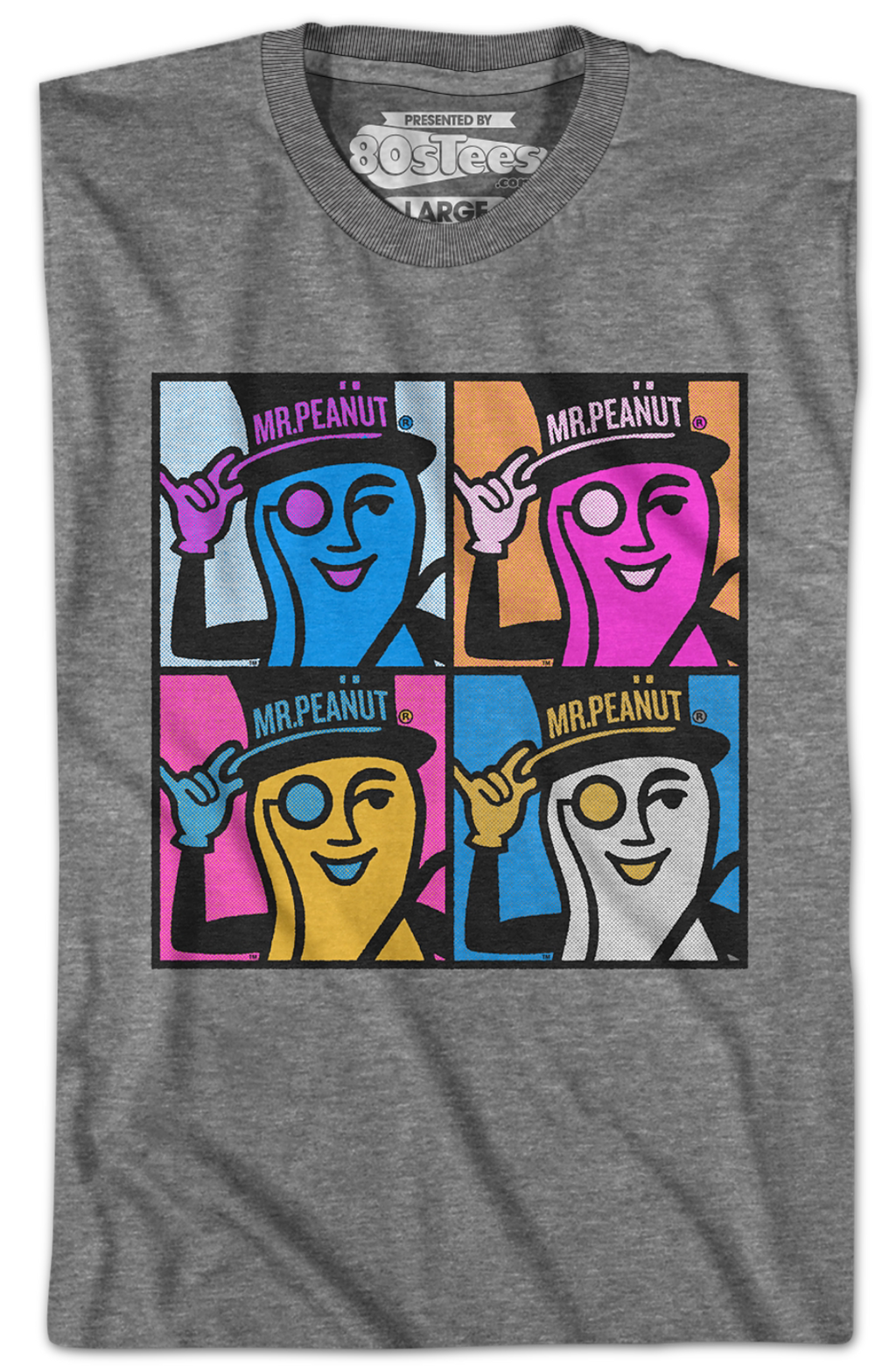 Mr. Peanut Pop Art Planters T-Shirt Hoodie, Sweatshirt | CiraTrend.com (Image 2)