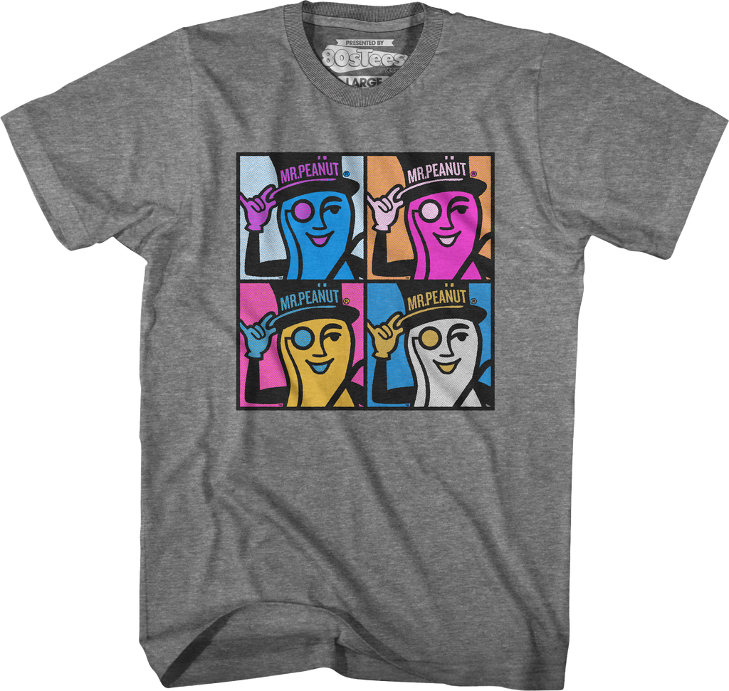 Mr. Peanut Pop Art Planters T-Shirt Hoodie, Sweatshirt | CiraTrend.com (Image 1)