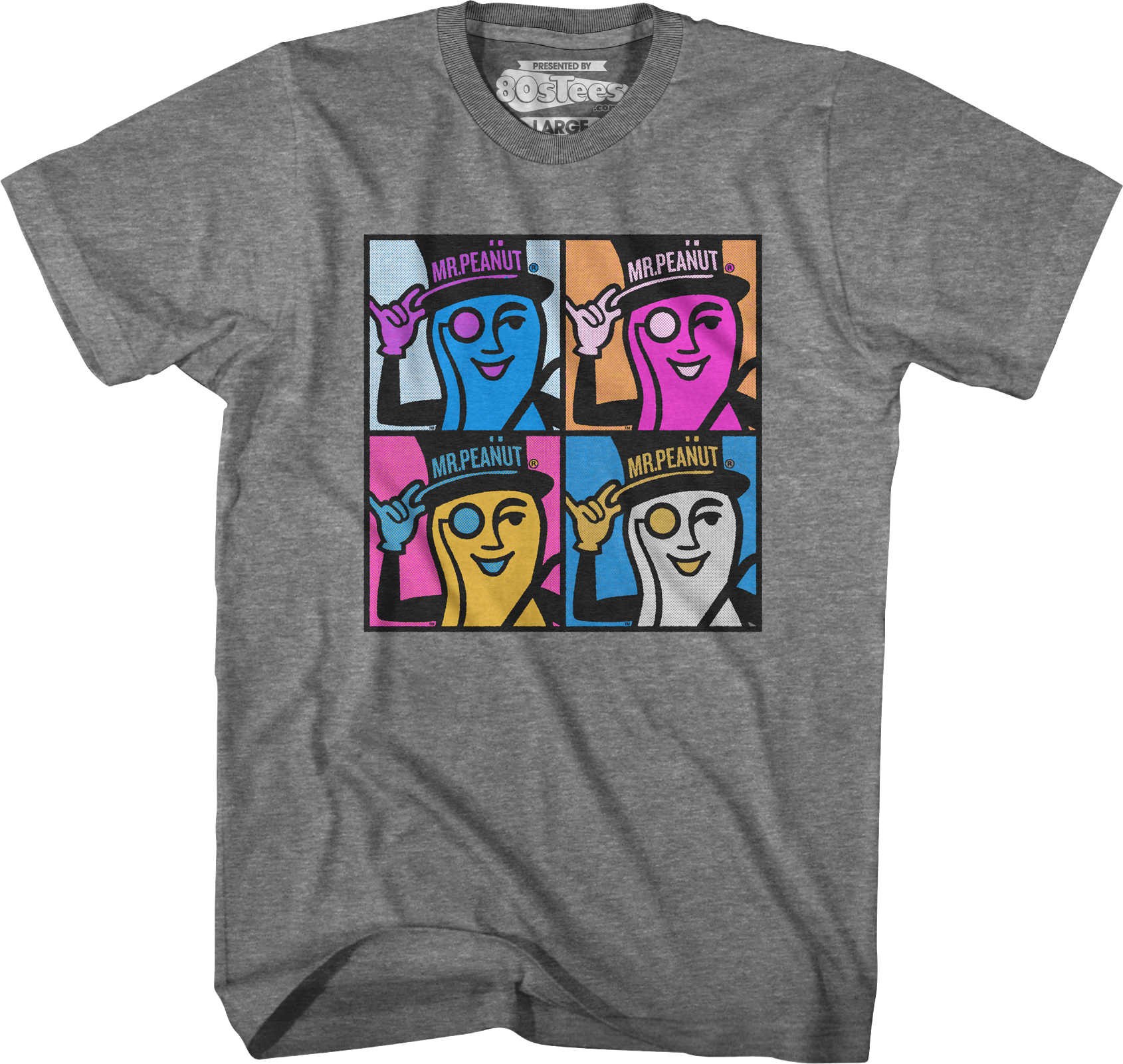 Mr. Peanut Pop Art Planters T-Shirt Hoodie, Sweatshirt | CiraTrend.com (Image 1)