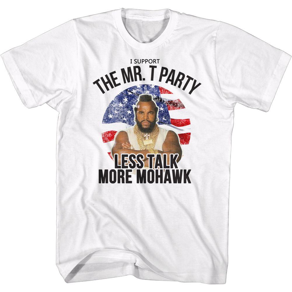 Mr. T Less Talk More Mohawk T-Shirt Hoodie, Sweatshirt | CiraTrend.com (Image 2)