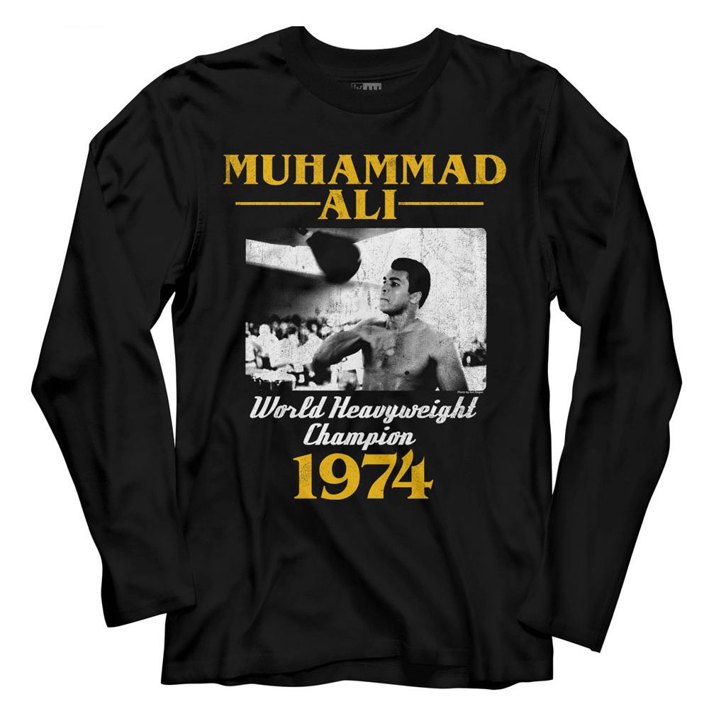 Muhammad Ali - MA74SS Long Sleeve Tee Hoodie, Sweatshirt | CiraTrend.com