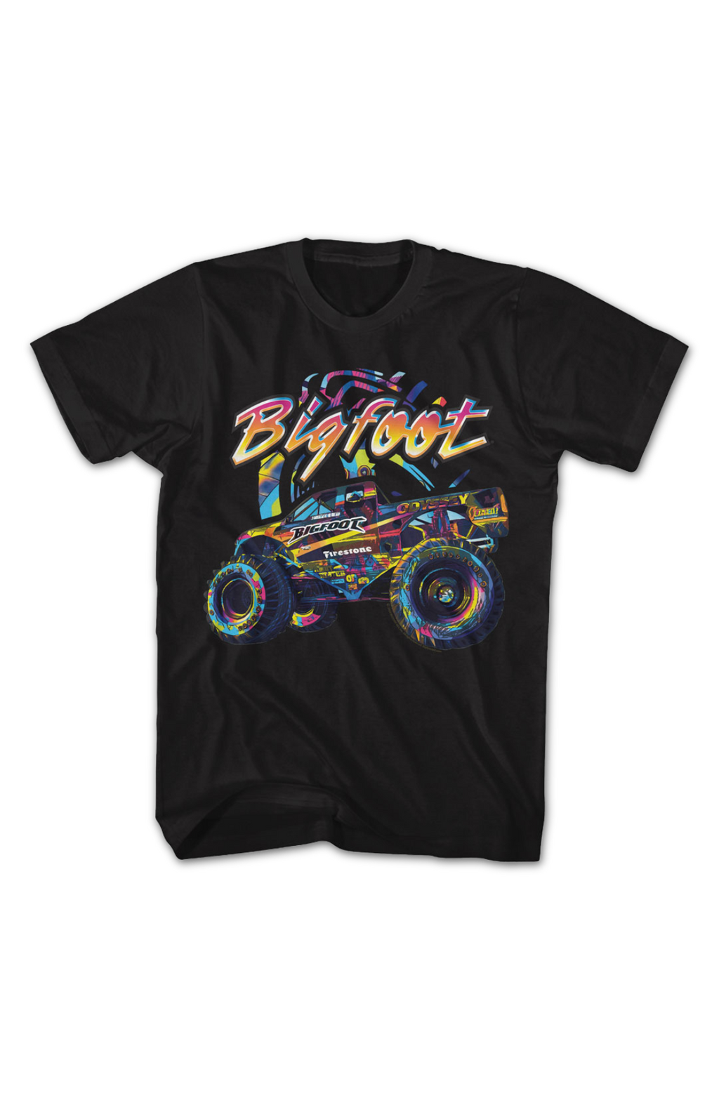 Multicolor Monster Truck Bigfoot T-Shirt Hoodie, Sweatshirt | CiraTrend.com (Image 2)