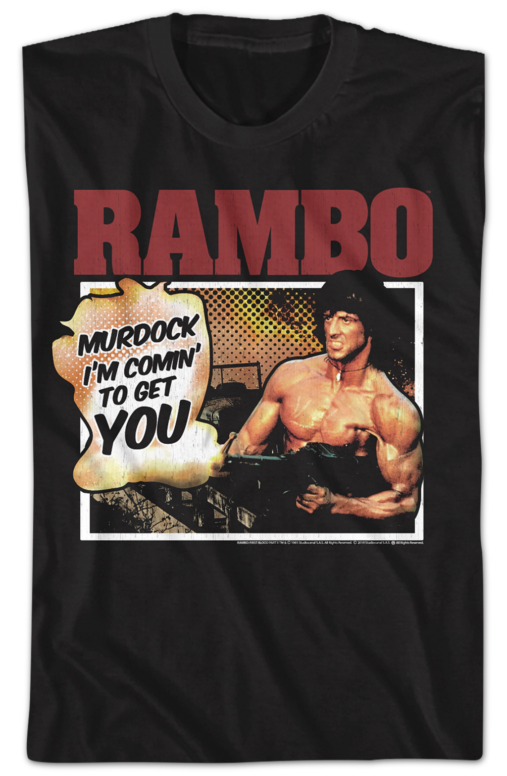 Murdock I'm Comin' To Get You Rambo T-Shirt Hoodie, Sweatshirt | CiraTrend.com (Image 2)