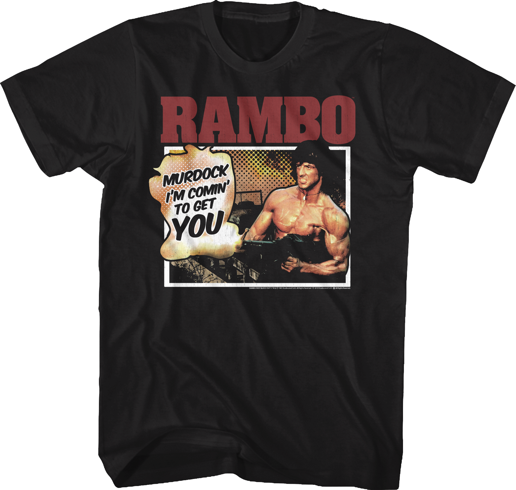 Murdock I'm Comin' To Get You Rambo T-Shirt Hoodie, Sweatshirt | CiraTrend.com (Image 1)