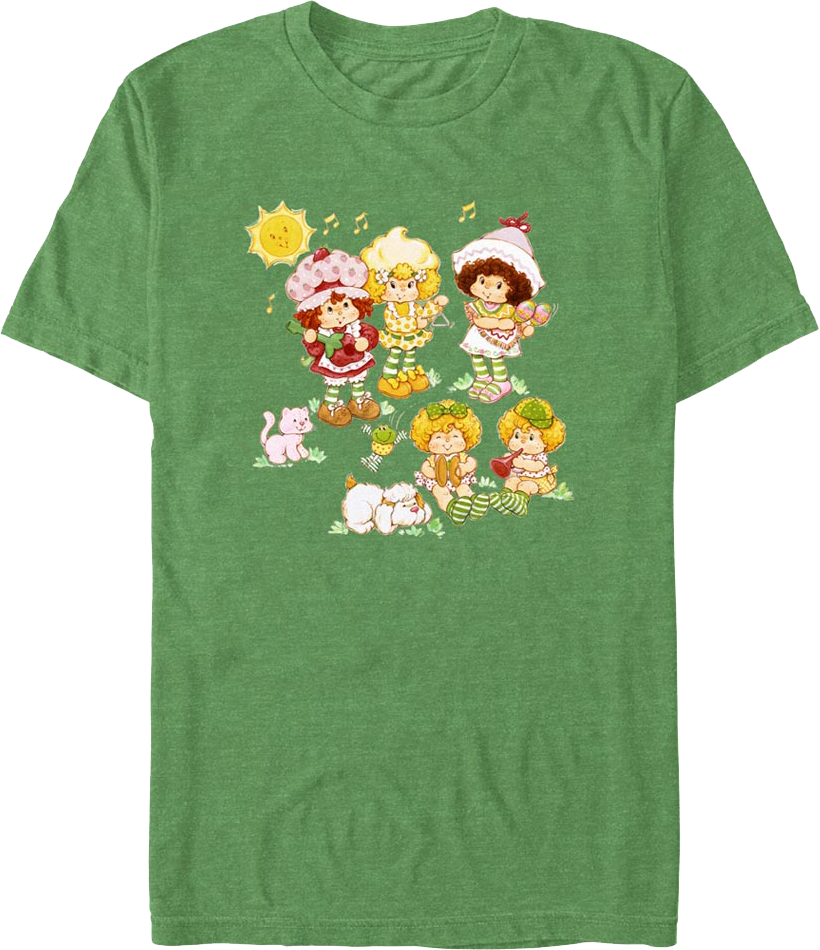 Musical Friends Strawberry Shortcake T-Shirt Hoodie, Sweatshirt | CiraTrend.com (Image 1)