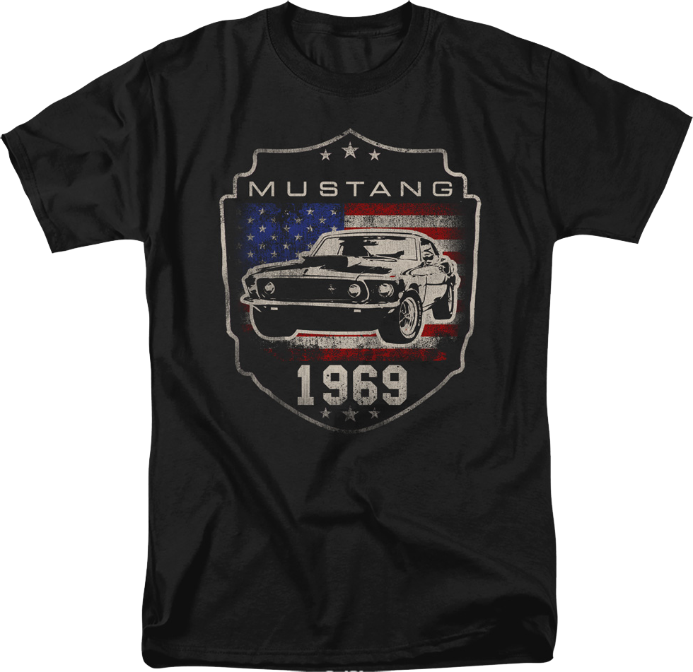 Mustang 1969 Ford T-Shirt Hoodie, Sweatshirt | CiraTrend.com (Image 1)