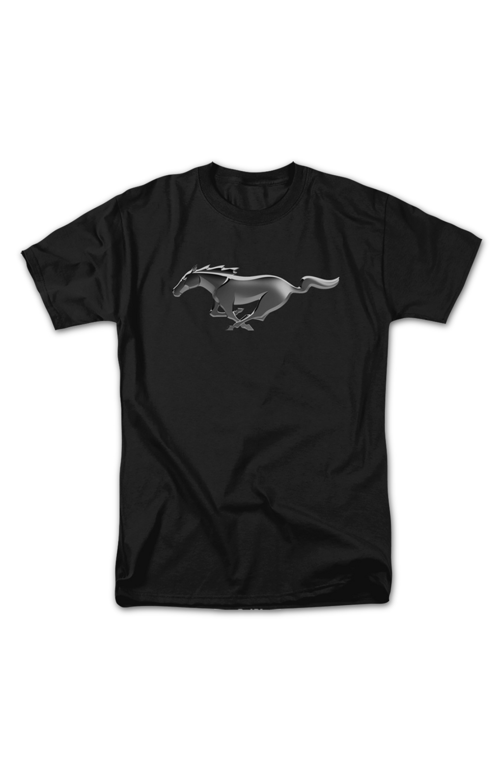 Mustang Chrome Logo Ford T-Shirt Hoodie, Sweatshirt | CiraTrend.com (Image 2)