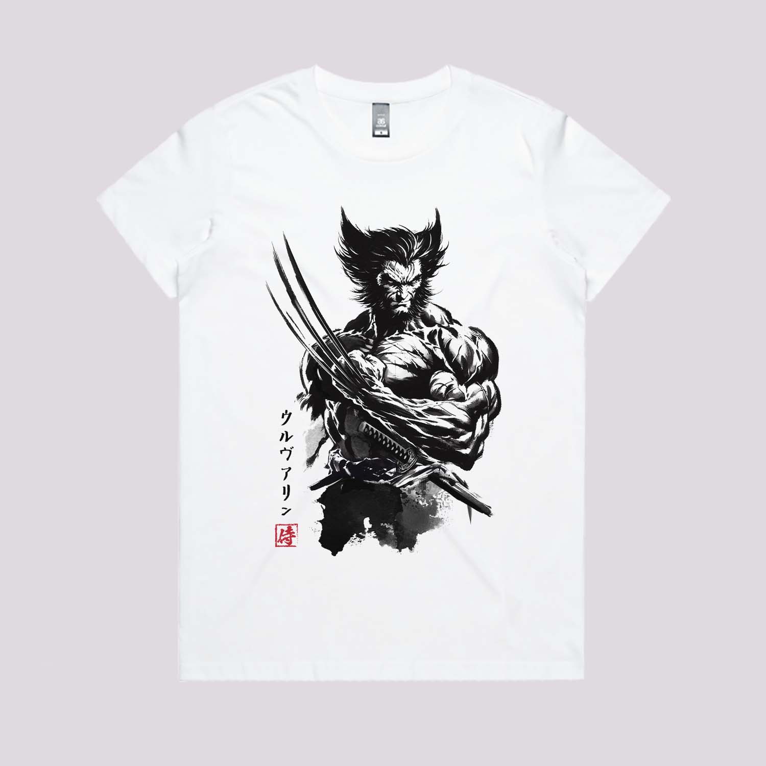 Mutant Samurai Sumi-e T-Shirt Hoodie, Sweatshirt | CiraTrend.com (Image 3)