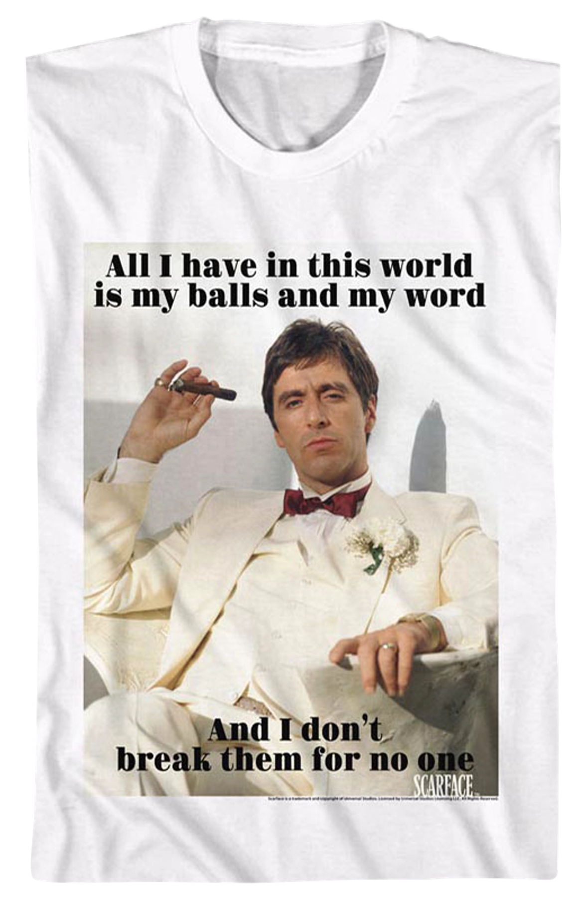 My Balls and My Word Scarface T-Shirt Hoodie, Sweatshirt | CiraTrend.com (Image 2)