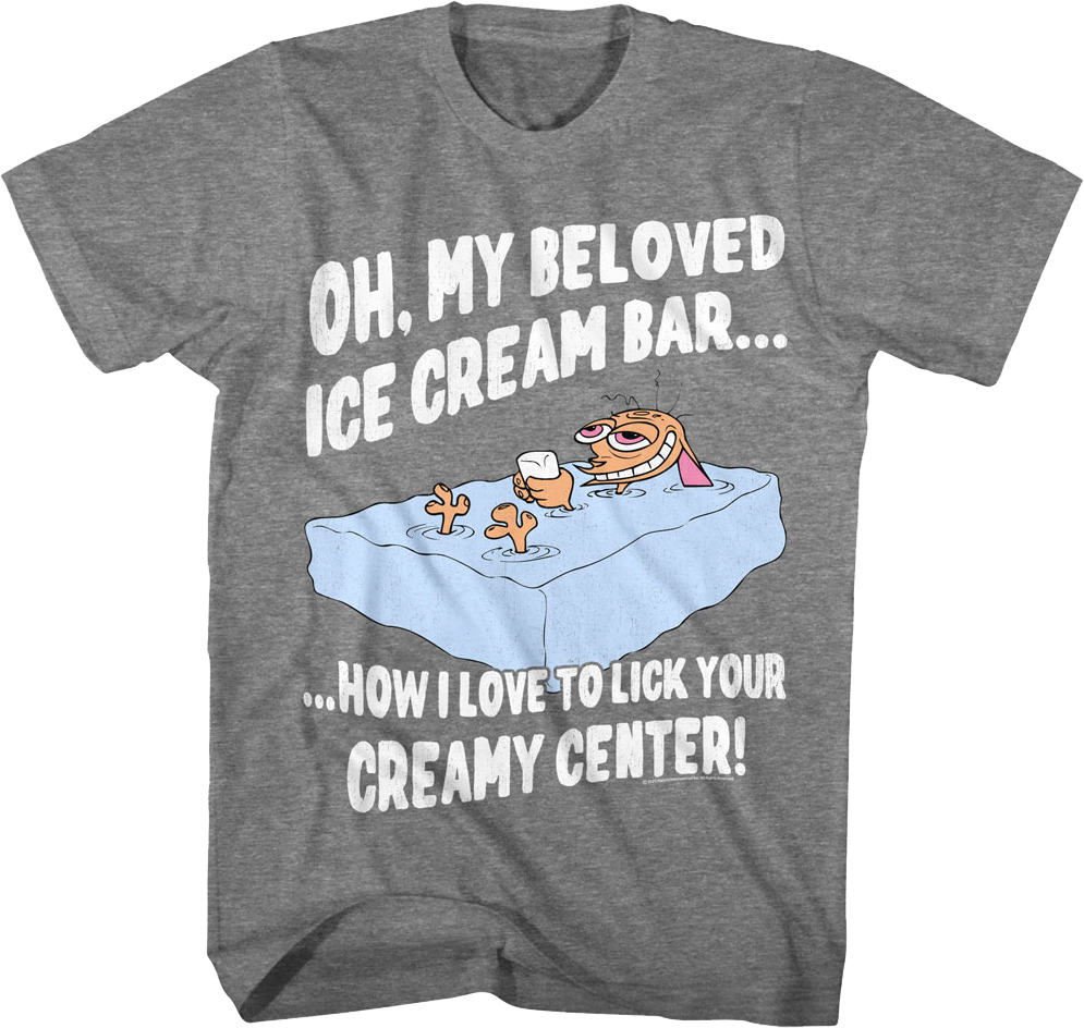 My Beloved Ice Cream Bar Ren And Stimpy T-Shirt Hoodie, Sweatshirt | CiraTrend.com (Image 1)