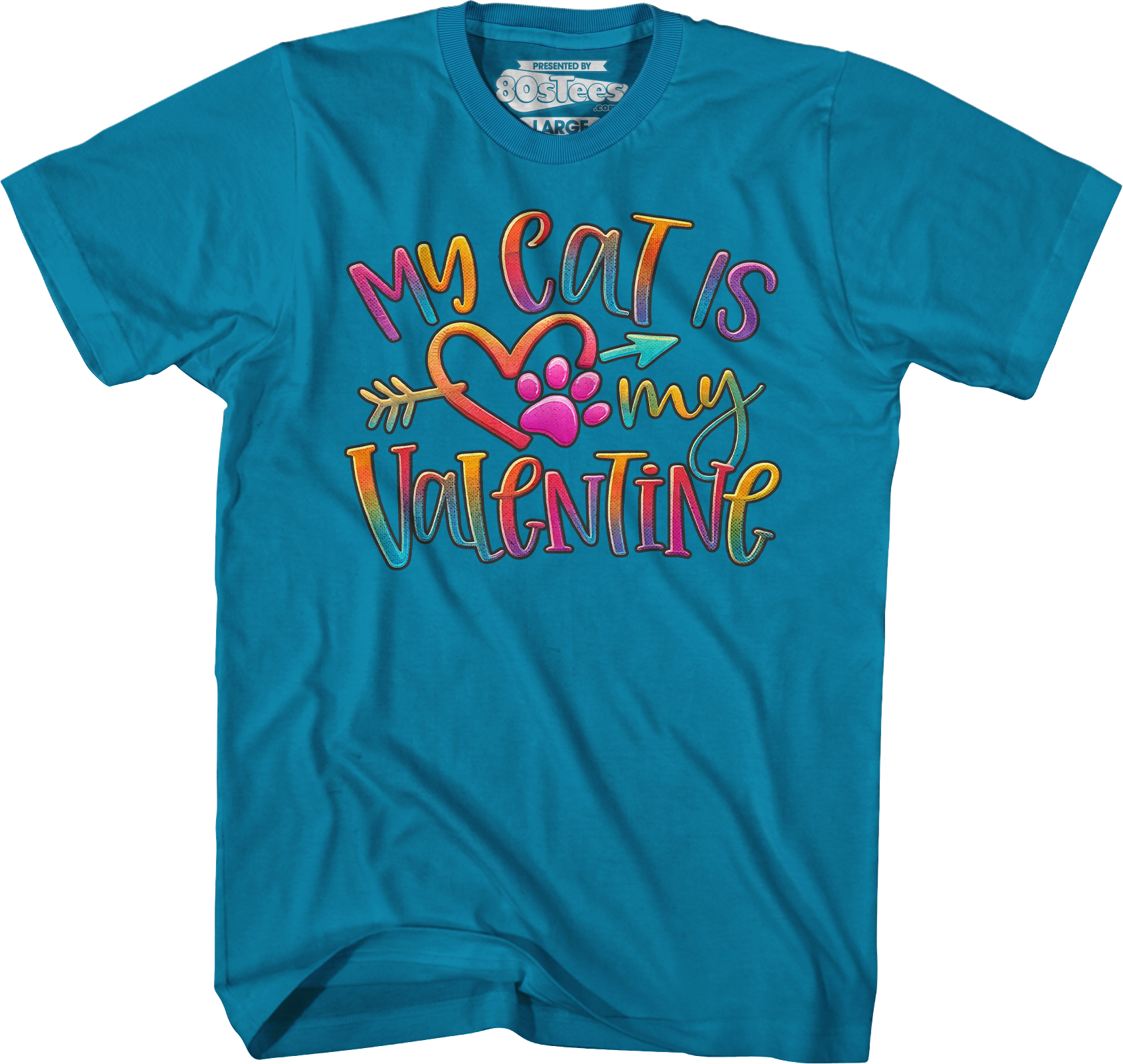 My Cat Is My Valentine T-Shirt Hoodie, Sweatshirt | CiraTrend.com (Image 5)