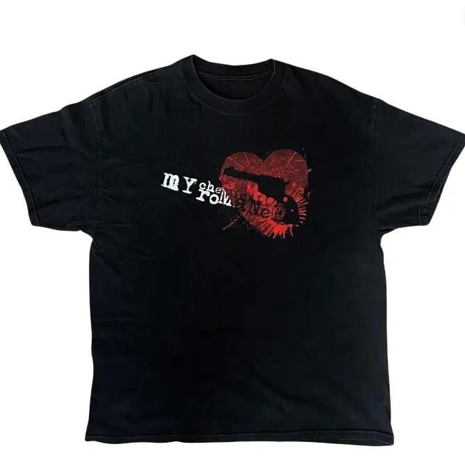 my chemical romance merch T-shirt, Revenge Women's Black and Red T-shirt Top Womenswear  Underwear Tshirt, Vintage Unisex...