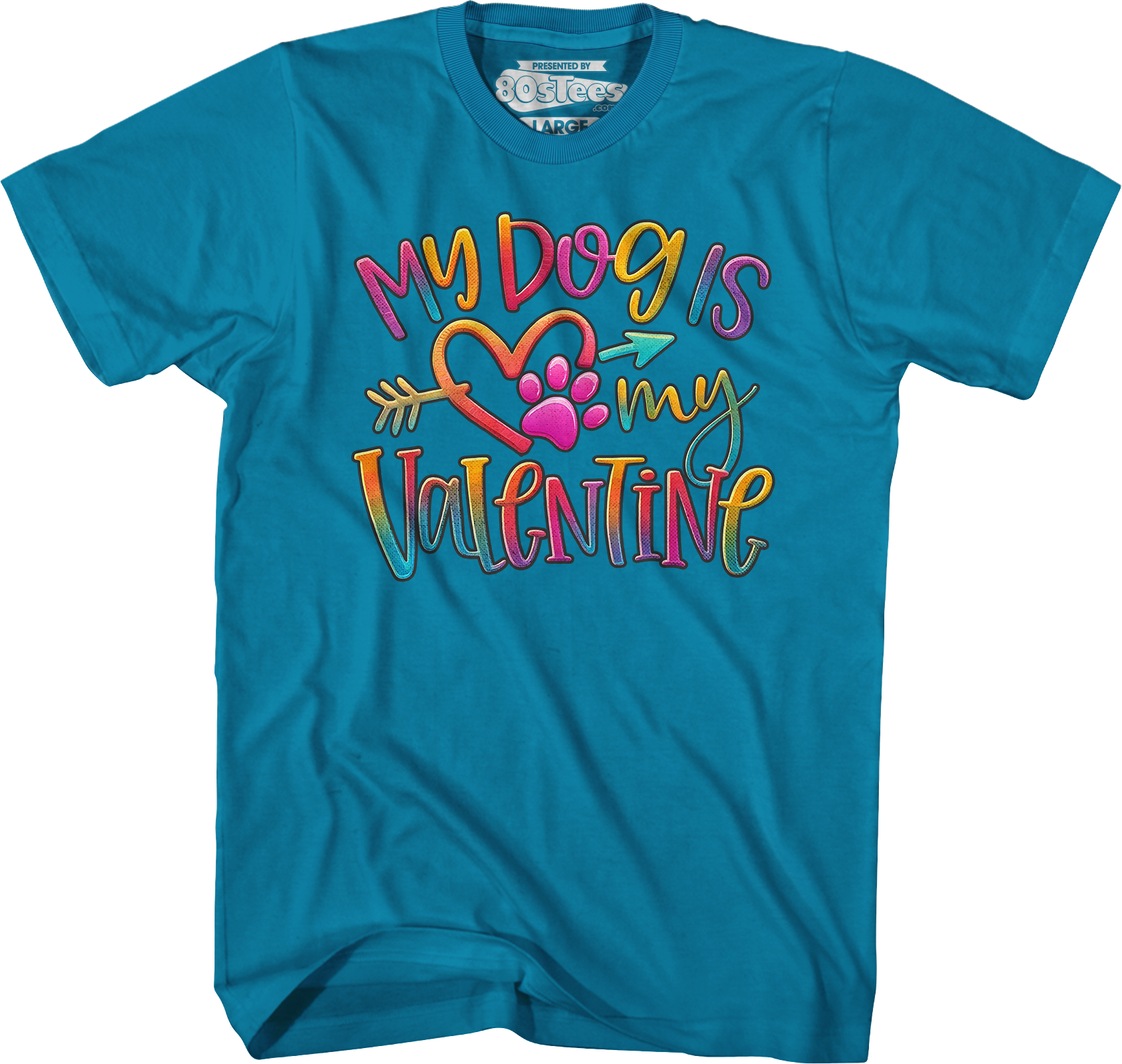 My Dog Is My Valentine T-Shirt Hoodie, Sweatshirt | CiraTrend.com (Image 5)