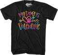 My Dog Is My Valentine T-Shirt Hoodie, Sweatshirt | CiraTrend.com (Image 1)