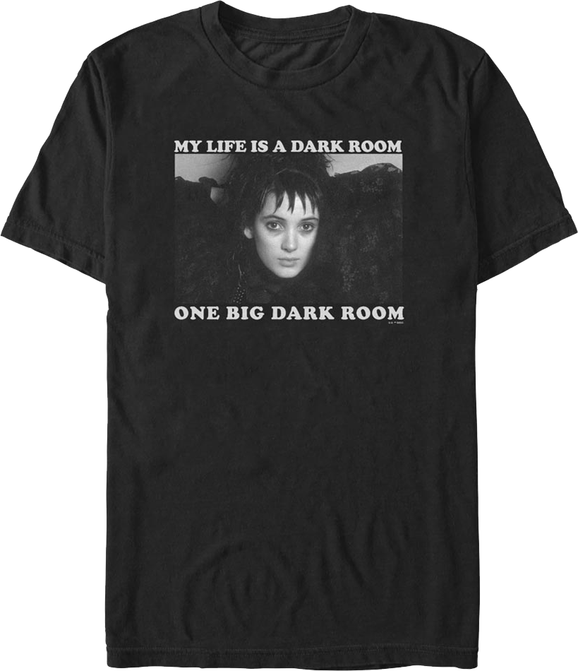 My Life Is A Dark Room Beetlejuice T-Shirt Hoodie, Sweatshirt | CiraTrend.com (Image 1)