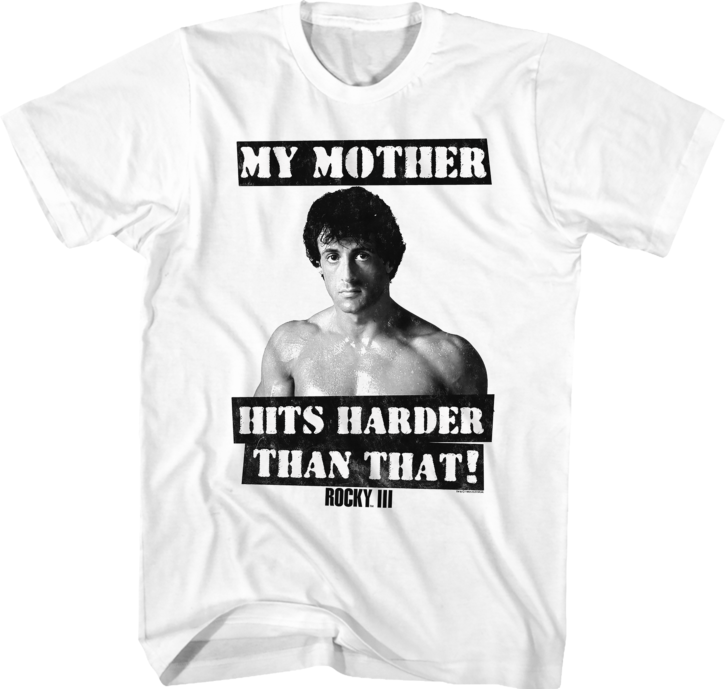 My Mother Hits Harder Than That Rocky T-Shirt Hoodie, Sweatshirt | CiraTrend.com (Image 1)