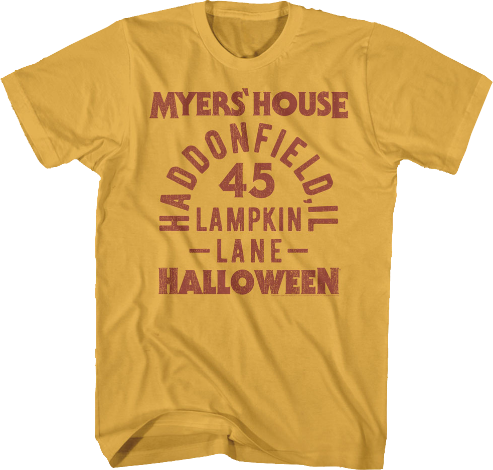 Myers' House Halloween T-Shirt Hoodie, Sweatshirt | CiraTrend.com (Image 1)
