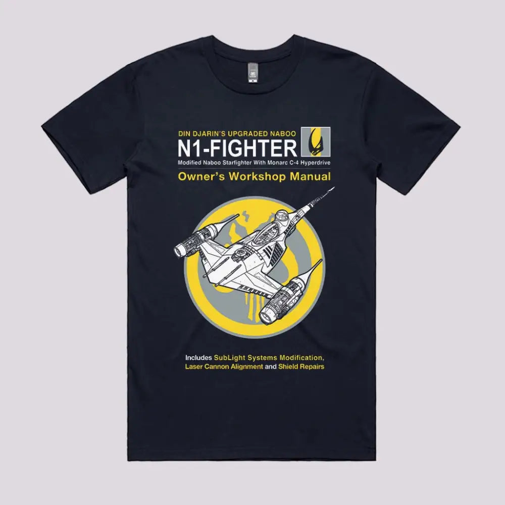 N1 Fighter Manual T-Shirt Hoodie, Sweatshirt | CiraTrend.com (Image 5)