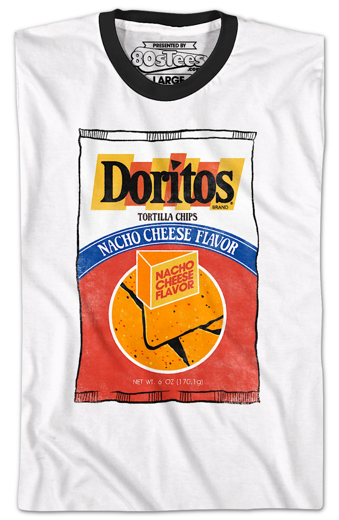 Nacho Cheese Flavor Doritos Ringer Shirt Hoodie, Sweatshirt | CiraTrend.com (Image 2)