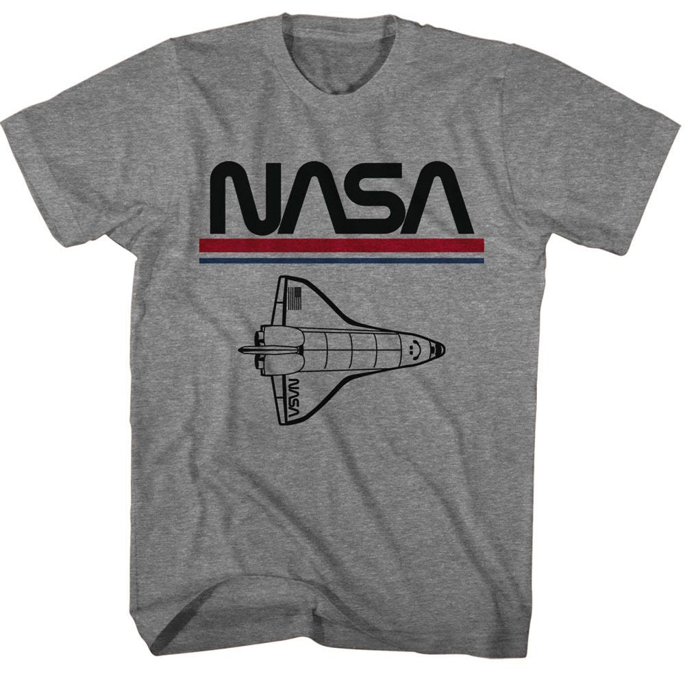 NASA - Worm Logo Shuttle Boyfriend Tee Hoodie, Sweatshirt | CiraTrend.com