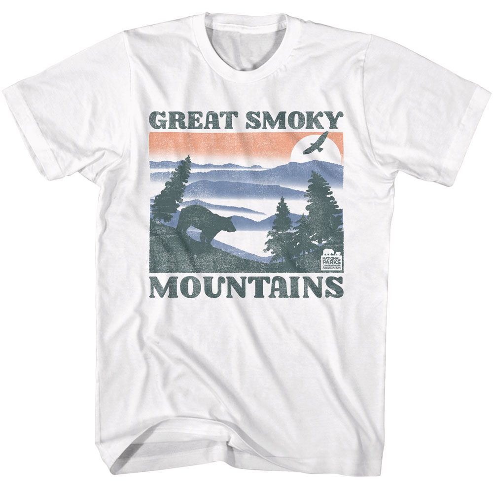National Parks - GSM Bear And Mtns T-Shirt Hoodie, Sweatshirt | CiraTrend.com